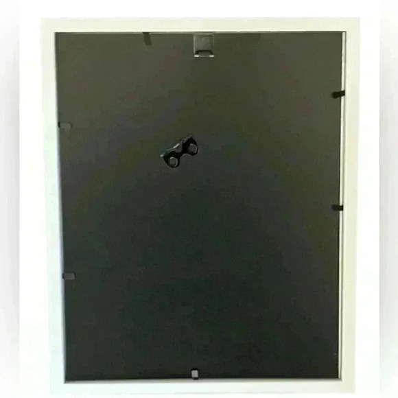 Framed artwork wall decor Inhale and Exhale white with black cursive white frame - Picture 7 of 10